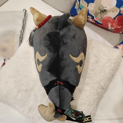 Arknights Chongyue Bean Plush Showing Back