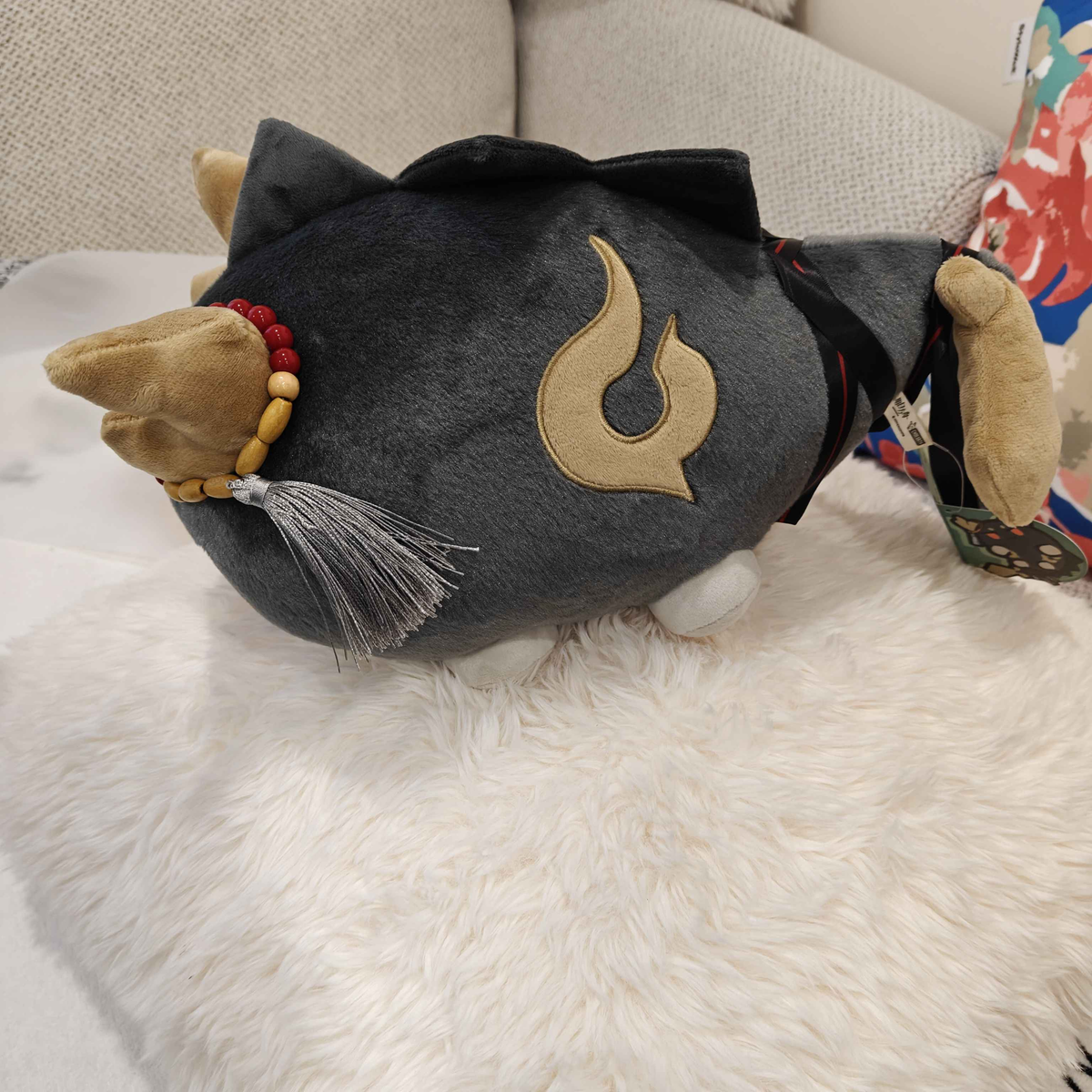 Arknights Chongyue Bean Plush Showing Right Side