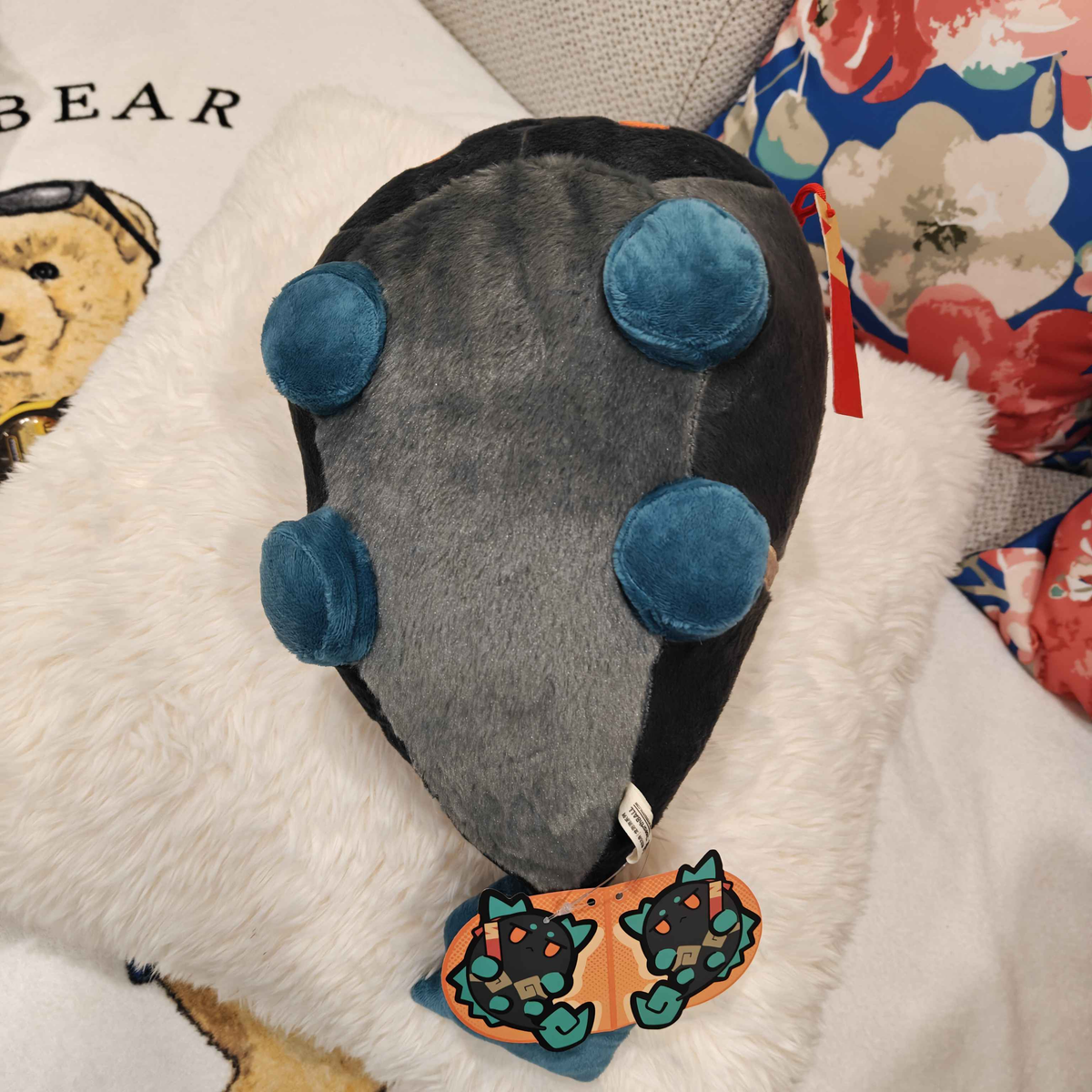Arknights Dusk Bean Plush Showing Belly