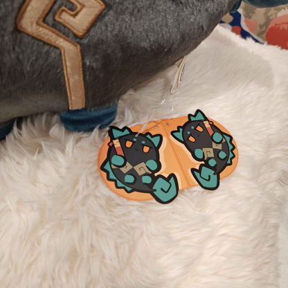 Arknights Dusk Bean Plush Showing Front Tag