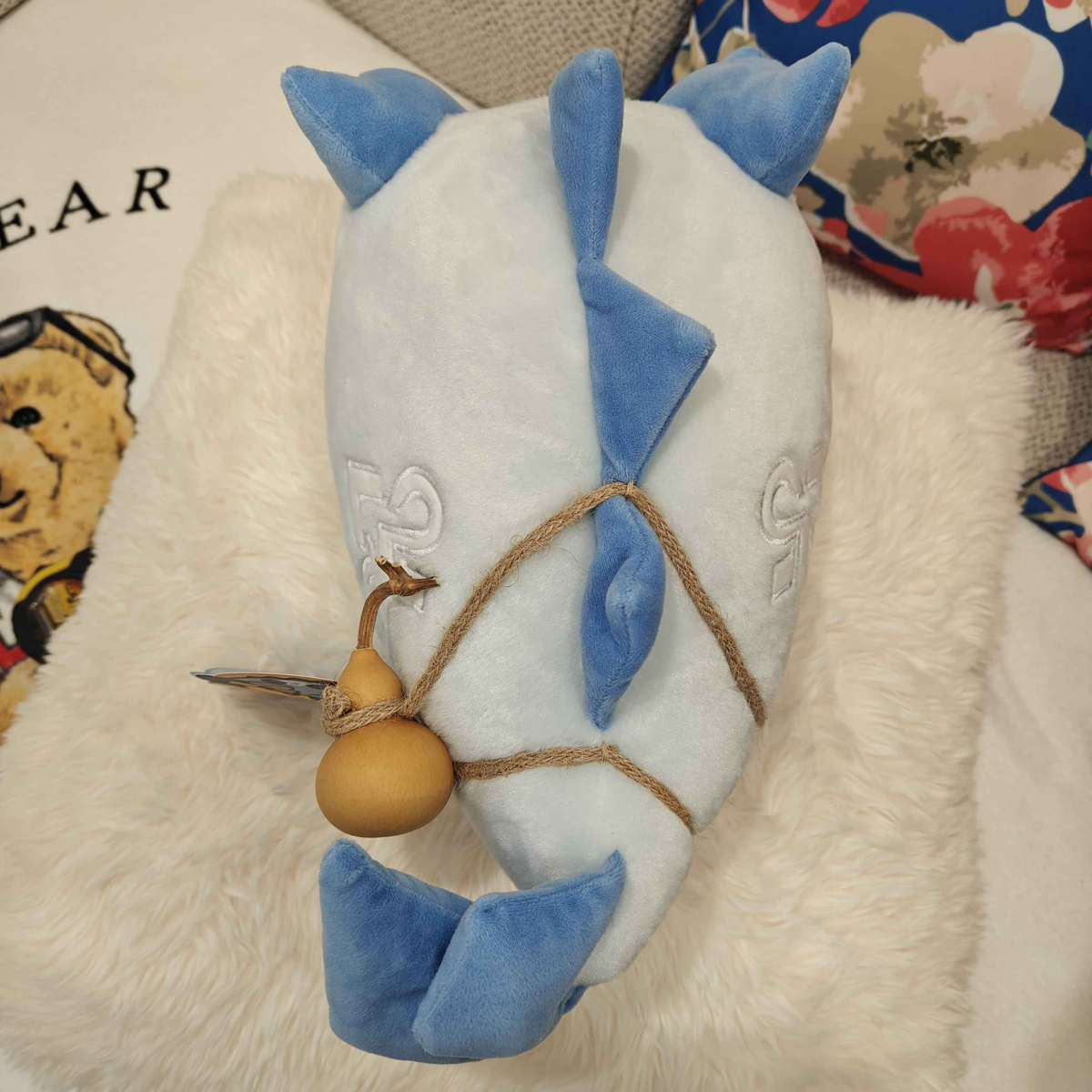 Arknights Ling Bean Plush Showing Back