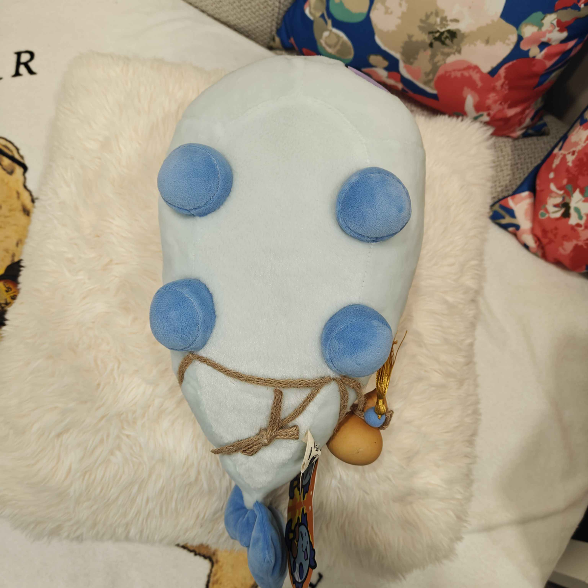 Arknights Ling Bean Plush Showing Belly