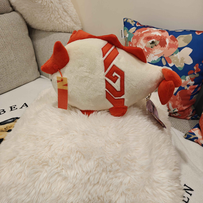 Arknights Nian Bean Plush Showing Side Details
