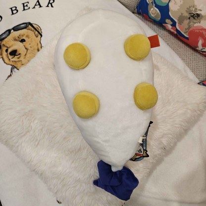 Arknights Shu bean plush doll side view showing Belly Detail