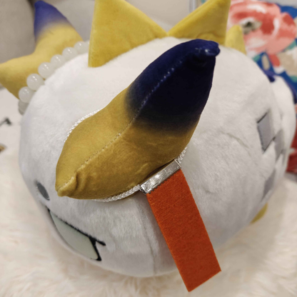 Arknights Shu bean plush doll side view showing Right Horn Detail