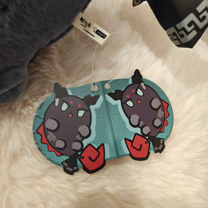 Arknights Yu Bean Plush Showing Front Tag