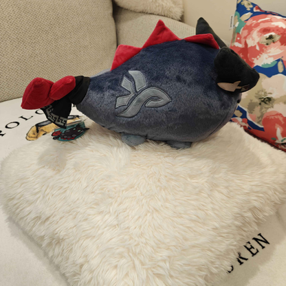 Arknights Yu Bean Plush Showing Side