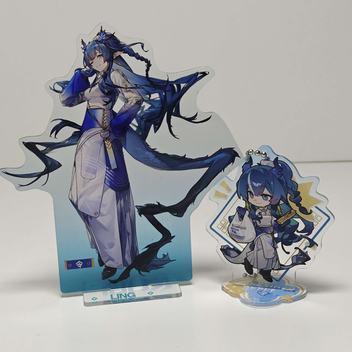 Fanmade Arknights x LAWSON Acrylic Standee Keychain Featuring Ling