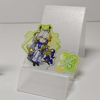 Fanmade Arknights x LAWSON Acrylic Standee Keychain Featuring Shu Mini