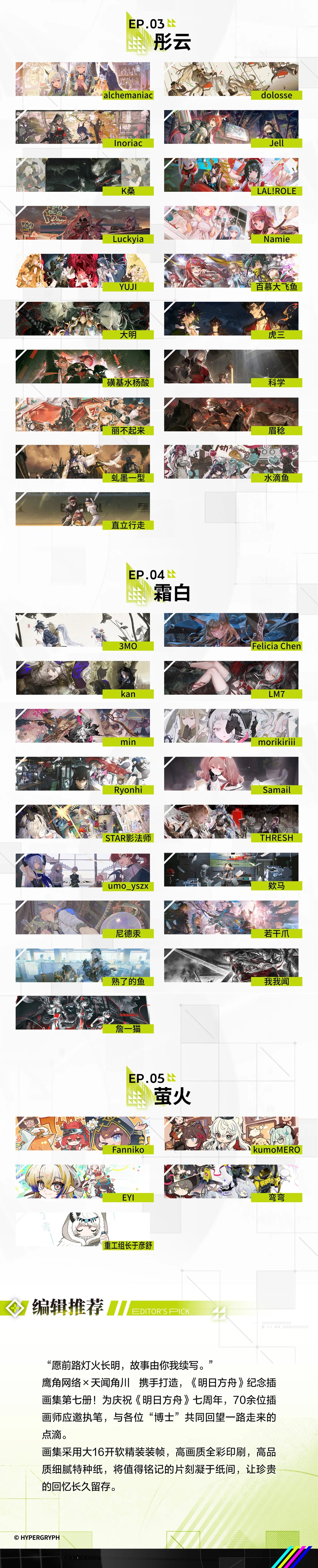 Arknights Illustration Collection Vol.7 – Artbook Set – photo 10