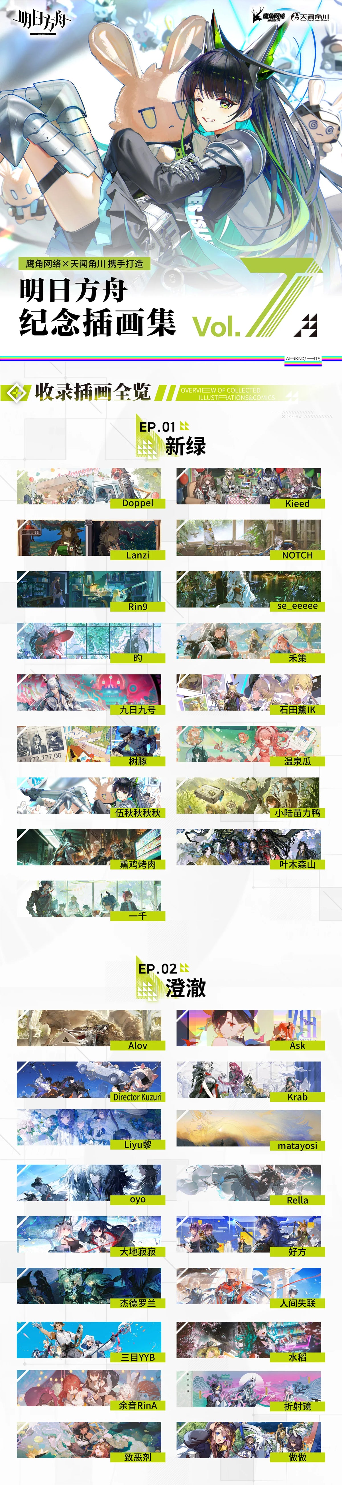 Arknights Illustration Collection Vol.7 – Artbook Set – photo 9