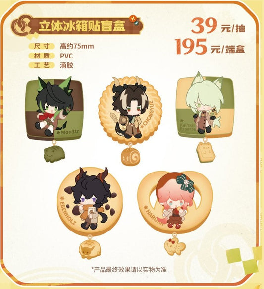 Arknights × MINISO Autumn Whispers 3D fridge magnet blind box – all 5 designs