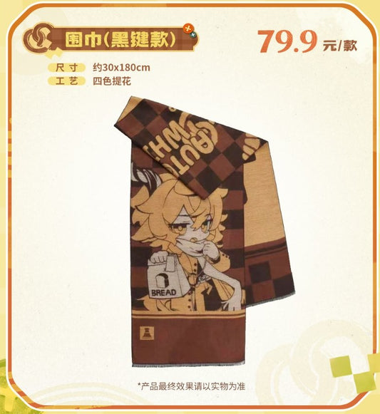 Arknights × MINISO Autumn Whispers jacquard scarf – Ebenholz Ver.